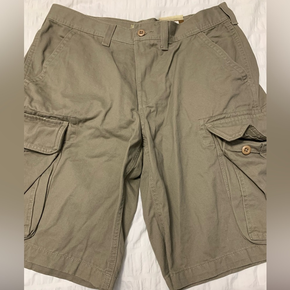 NWT Sonoma Khaki Cargo Shorts
